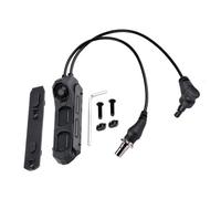 PBTMCD Interruptor De Presión Modular Remoto Tres Botones con Cable Doble For Linternas Las Series PEQ15/L3, Etc., Compatible Rieles 20 Mm(SF+Crane Plug)