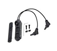 PBTMCD Interruptor De Presión Modular Remoto Tres Botones con Cable Doble For Linternas Las Series PEQ15/L3, Etc., Compatible Rieles 20 Mm(Crane+Crane Plug)