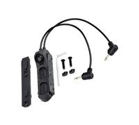 PBTMCD Interruptor De Presión Modular Remoto Tres Botones con Cable Doble For Linternas Las Series PEQ15/L3, Etc., Compatible Rieles 20 Mm(2.5+2.5 Plug)