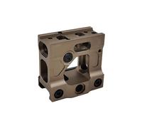 PBTMCD Mini Soporte Elevador De Mira 2,26" For T1 T2 H1 H2 - Adaptador Riel Picatinny con Miras Respaldo Integradas For Óptica Micro Huella