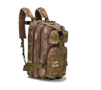 PBTMCD Mochila Táctica Molle De 25L, Mochila Asalto Impermeable Tela Oxford con Bolsillos Ocultos Y Panel Insignia(Nomad)