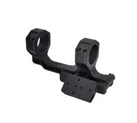PBTMCD Montaje De Alcance Modular Voladizo con Base Desplazada - Anillo Doble 30 Mm/34 Mm For Riel Picatinny(1.70" 30mm+RMR Offset Mount BK)