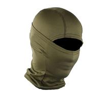 PBTMCD Paquete De 2 Capuchas Tácticas Camuflaje, Máscara Protección For La Cara Y El Cuello Secado Rápido, Pasamontañas Poliéster Transpirable, Protector contra Viento Arena(Green)