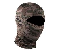PBTMCD Paquete De 2 Capuchas Tácticas Camuflaje, Máscara Protección For La Cara Y El Cuello Secado Rápido, Pasamontañas Poliéster Transpirable, Protector contra Viento Arena(Color 8)