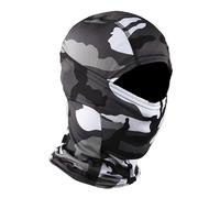 PBTMCD Paquete De 2 Capuchas Tácticas Camuflaje, Máscara Protección For La Cara Y El Cuello Secado Rápido, Pasamontañas Poliéster Transpirable, Protector contra Viento Arena(Color 27)