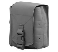 PBTMCD Paquete De Funciones Bolsa Administración Táctica MOLLE Grande con Compartimentos Dobles For Radios, Cargadores Y Accesorios(WG)