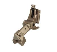 PBTMCD Soporte De Casco NVG Aluminio For PVS-15 PVS-18 con Perilla Giratoria Ajuste Vertical Cola Milano Plegable Sin Bloqueo FOV