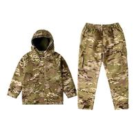 PBTMCD Student Training Tactical Uniform Set - Fleece-Lined Camo Shirt & Pants for Outdoor Play(S)