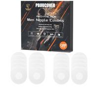 pbuucover Pezoneras Running Hombre, 60 Piezas(30 Pares) Pezoneras Hombre, Invisible Protector Pezones Atletismo Hombre para Corredores & Atletas,Blanco