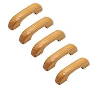 PBWERIGL pomos de madera para armarios/vitrinas, Perillas de madera for gabinetes con un solo orificio, paquete 30 distancias entre orificios 64 a 128 mm(20 Piece,Hole Distance 64mm)