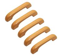 PBWERIGL pomos de madera para armarios/vitrinas, Perillas de madera for gabinetes con un solo orificio, paquete 30 distancias entre orificios 64 a 128 mm(15 Piece,Hole Distance 96mm)