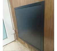 PBWERIGL Tapa de inspección, Panel de Acceso con Marco Aluminio for inspección plomería Paneles Yeso(Black,150x250mm (6x10in))