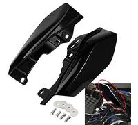 PBYMT - Deflector de Aire de posición Central Compatible con Harley Touring Road King, Street Electra, Glide 2009-2024 (Negro Brillante Intenso)