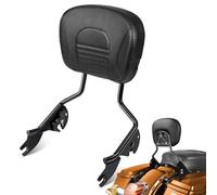 PBYMT Respaldo del pasajero, respaldo trasero desmontable, barra Sissy de liberación rápida para Harley Davidson Touring Street Glide Road Glide Road King Electra Glide 2009-2024, negro brillante