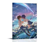 PBYOSCZYE Comics Movie Your Name Role Fan Art Arte de Pared Impresión de Imagen Moderna Decoración de Habitación Familiar 30 x 45 cm