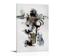 PBYOSCZYE Metal Gear - Arte de pared con personajes sólidos, impresión de imagen, decoración moderna para habitación familiar, 30 x 45 cm
