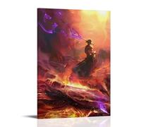 PBYOSCZYE Póster de personajes de anime Roronoa Zoro Pintura decorativa lienzo arte de pared sala de estar póster dormitorio pintura 30 x 45 cm (30 x 45 cm)