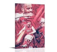 PBYOSCZYE Thierry Henry Football Player Arte de Pared Impresión Imagen Moderna Habitación Familiar Decoración 24 x 36 Pulgadas (60 x 90 cm)