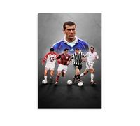 PBYOSCZYE Zinedine Zidane Póster de Arte Colectivo de Fan Pintura Decorativa Lienzo Arte de Pared Salón Póster Dormitorio Pintura 20 x 30 Pulgadas (50 x 75 cm)