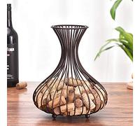 Pbzydu tapón de Corcho arrel, Soporte para Corcho de Vino, colector de Corcho de Hierro, contenedor de Corcho de Vino, para los Amantes del Vino en casa, Fiesta, Cocina, Ba