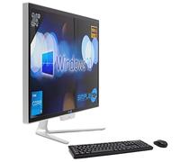 PC All in One Core i5 hasta 3.10GHz 16GB RAM SSD 240GB + 2TB Windows 10 Pro | Pantalla 24" FHD Webcam integrada WiFi BT LAN HDMI | Ordenador Fijo casa Oficina Escuela Trabajo