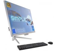 PC All in One RGB Core i5 Windows 10 Pro 27" Full HD RAM 4GB SSD 120GB | Webcam integrada, WiFi5, Bluetooth | Ordenador de sobremesa fijo todo en uno Simpletek