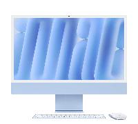 Apple iMac Apple M M4 59,7 cm (23.5") 4480 x 2520 Pixeles PC todo en uno 16 GB 256 GB SSD macOS Sequoia Wi-Fi 6E (802.11ax) Azul
