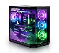 PC ATX Vidrio Templado Alto Flujo Aire Soporta 10 Ventiladores | Chasis ATX Con Panorámico, Refrigeración Líquida, Filtros Antipolvo Y Diseño Modular Para Gamers Y Creadores