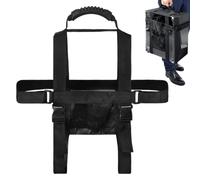 PC Carrying Straps - PC Tower Harness, Desktop Computer Transport Belt | Adjustable Nylon Straps Reinforced Soft Grip Handle | Travel Transporting Two Front Mesh Pockets, Sturdy PC Tower Carrying Sy