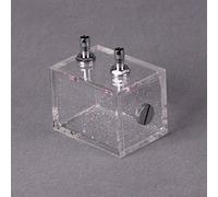 PC Coo200 Ml Sistema De Enfriamiento De Tanque De Agua Plástico PC Tanque De Enfriador De Líquido 8 × 8 × 6 Sistema De Enfriamiento De Tanque De Agua