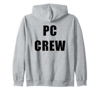 PC Crew - Technical Support Staff & Volunteer Uniform Sudadera con Capucha