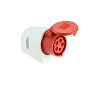 PC de Electric pce1256 CEE Toma de Pared, 32 A, 5 Pines