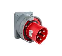 PC Electric 03663 Clavijas Empotrar Inclinadas Baja Tensión, Código hora 6, IP67-63A-3P+N+T-200/346 240/415V