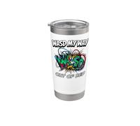 PC Gamer WASD My Way Out Of Bed Funny Gaming Vaso térmico de acero inoxidable de doble pared