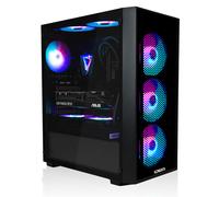 Greed® MK2 Pro - Ordenador de Alta Gama para Videojuegos - AMD Ryzen 7 5700X + Nvidia Geforce RTX 4070 12 GB - Ordenador RGB ultrarrápido + calculadora de trazado de Rayos 4K con 4,6 GHz - 32 GB DDR4