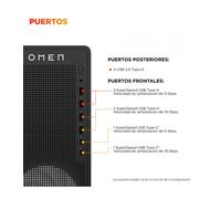 PC Gaming HP Omen TG03-0087NS Ryzen 7 8700F/ 32GB/ 1TB SSD/ GeForce RTX 5060/ Sin Sistema Operativo