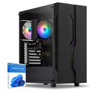 PC Gaming - SEDATECH UCCJ500I2I1HF, Intel i5-10600KF 6x 4.1Ghz (max 4.8Ghz), 16 GB RAM, 1000 GB SSD, GeForce RTX™ 3050, Windows 11 (64 Bit), Negro