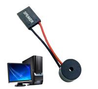 PC Mainboard - Altavoz del zumbador de la placa base, dispositivo de señal de alerta BIOS | Módulo de sonido de alarma interno compacto con cable para el diagnóstico de escritorio Aplicación d