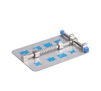 PC Motherboard Holder, PCB Board Fixture Stand, 6 Inch IC Fixed Clamp with Adjustable Wire Support, Durable Metal Construction, Handy Tool for Mobile Phone Repairing Men Women