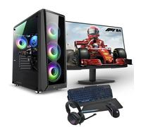 PC Racing Cosmo Gaming AMD Ryzen 5 5600G/16GB/512GB SSD/RTX 3050 + Pantalla 24" FullHD + Teclado + Ratón