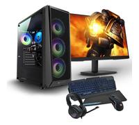 PC Racing Daitona AMD Ryzen 5 5600G 32GB 1TB SSD Monitor 27" Windows 11 Pro Gaming Pack