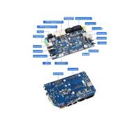 PC Sin Ventilador con Doble Puerto Gigabit 2.5G para Raspberry Pi CM5, Doble Salida de Pantalla 4K, Red 4G/5G, Enchufe Europeo