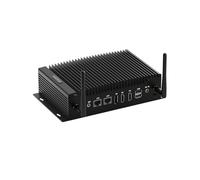 PC sin Ventilador Mini PC Industrie Dual LAN, Mini Computadora Core i5-10210U, 4G SIM Slot, 32GB RAM 512GB SSD, GPIO, 2X HD, DP, 2X RS232/485 COM, WiFi 6/BT 5.2, for IOT/CNC/POS/Billboard