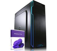 Greed® Basic V2 PC con Intel Core i5 10400 - Ordenador de sobremesa + Home Office con 4,3 GHz, 8 GB RAM/RAM - 256 GB SSD - DVD+RW - USB3.1 - Wi-Fi, con Windows 11 Pro