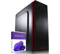 Greed® PC Ultra V2 con AMD Ryzen 7 5700G - Ordenador de sobremesa + Home Office con 4.6 GHz, 32 GB RAM/Memoria - 1 TB SSD + 1 TB HDD - DVD+RW - USB3.1 - Wi-Fi, con Win11 Pro