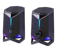 Pc speakers rocket 2.0 6w led usb black