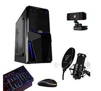 PC Streaming Ordenador de sobremesa Megamania Intel i5 10400 4.3GHz Turbo Six Core | 16GB DDR4 | SSD 480GB | Gráfica Intel UHD 630 4K | WiFi | Kit Stream
