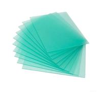 PC transparente para la placa de cubierta de la lente de soldadura para reemplazo del casco que soporta múltiples técnicas de soldadura y configuraciones (120 * 95 mm)