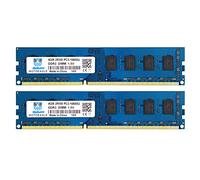PC3 10600U 8GB Kit (2x4GB) DDR3 1333MHz DIMM Ram, 2Rx8 PC3 10600U 4GB 1.5V CL9 240-Pin UDIMM Memoria Non-ECC para PC Escritorio