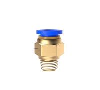 PC8-01 PC8-02 PC8-03 PC8-04 conector neumático de latón tubo de manguera de 8mm conector rápido accesorios de aire 50/100/500 Uds(PC8-01,50 PCS)